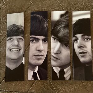NEW Beatles portrait bookmarks